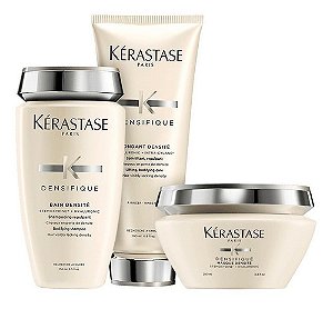 Kit Kérastase Densité Shampoo 250ml+ Condicionador 200ml + Máscara 200g