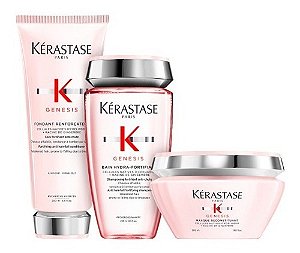Kit Kérastase Genesis Hydra Shampoo+ Cond+ Máscara Pq