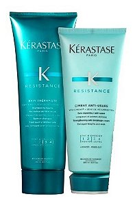 Kit Kérastase Resistance Bain Thérapíste+ Cond Ciment Anti Usure Pq