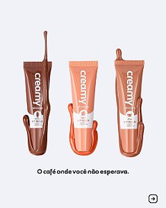 Kit Creamy The Coffe Collection Lip Balm Latte, Chai e Mocha