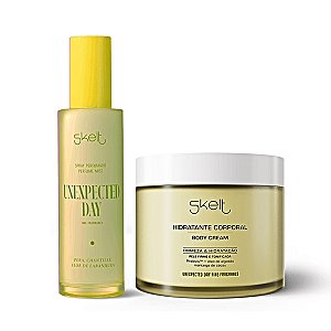 Kit Skelt Unexpected Day Hidratante Corporal+ Spray Perfumado