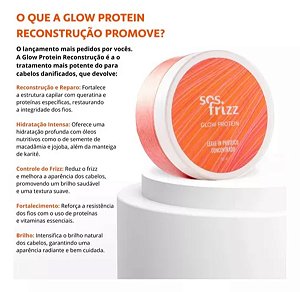SOS Frizz Glow Protein Leave-in Proteico Concentrado 50g