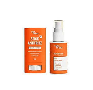 Kit SOS Frizz Stick Antifrizz 18g+ Óleo Disciplinante 30mls