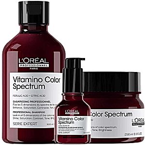 Kit Loréal Vitamino Color Spectrum Shampoo+ Máscara+ Sérum