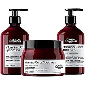 Kit Loréal Vitamino Color Spectrum Sh+ Cond+ Másc 500mls