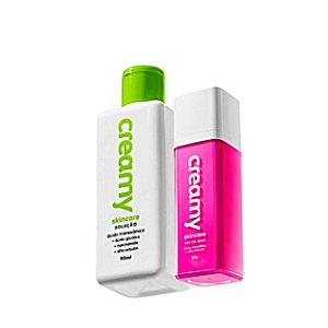 Kit Creamy Ácido Tranexâmico 90ml+ Ácido Mandélico 30ml