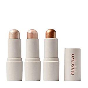 Kit Mascavo Glow Stick Iluminador Champagne+ Rosé+ Brúlèe 6g