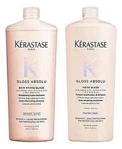 Kit Kérastase Gloss Absolu Shampoo 1 Litro+ Cond 1 Litro
