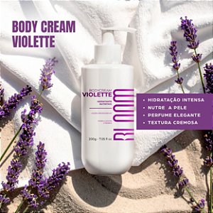 Bloom Violette Body Cream- Loção Desodorante Hidratante 200g