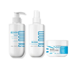 Kit Bloom Body Splash 200ml+ Body Cream+ Esfoliante 200g