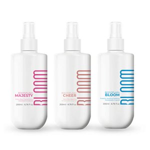 Kit Bloom Body Splash Majesty+ Cheer+ Bloom- Colônia 200ml