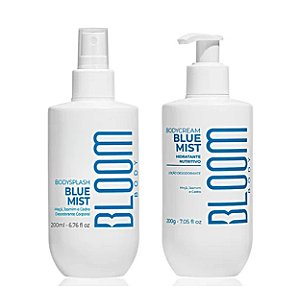 Kit Bloom Blue Mist Body Splash 200ml+ Body Cream 200g