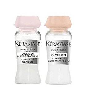 Kit Kérastase Ampola Genesis Collagen Peptide+ Curl Manifesto Glycerin 12ml