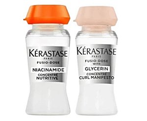 Kit Kérastase Ampola Nutritive Niacinamide+ Curl Manifesto Glycerin 12ml