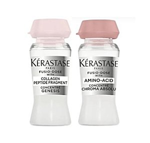Kit Kérastase Ampola Genesis Collagen Peptide+ Chroma Absolu Amino Acid 12mls