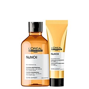 Kit Loréal Nutrioil Shampoo 300ml+ Leave-in 150ml