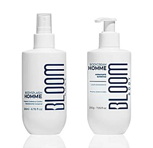 Kit Bloom Homme Body Splash 200ml+ Body Cream 200g