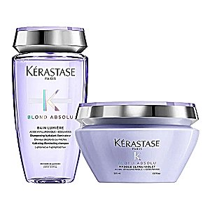 Kit Kérastase Blond Absolu Lumiere+ Máscara Ultra Violet pq