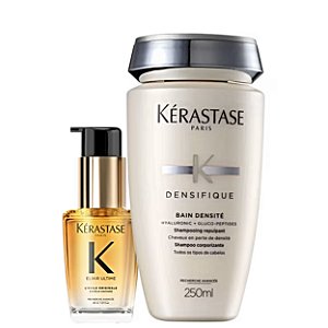 Kit kérastase Densifique Shampoo 250ml+ Elixir Óleo 30ml