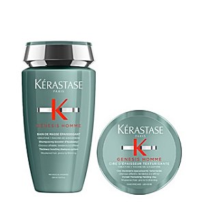 Kit Kérastase Genesis Homme Masse Shampoo 250ml+ Pomada 75ml