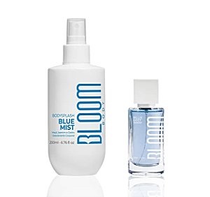 Kit Bloom Blue Mist Body Splash 200ml+ Perfume Capilar 50ml