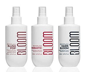 Kit Bloom Body Splash Blush Pop+ Bombastic+ Dark Bloom 200ml