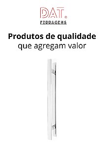 PUXADOR POLIDO EM INOX 304 1000 METRO X 80CM 40MM X 10MM