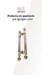 PUXADOR CLÁSSICO 1180MMX900M BRONZE ALUMINIO MODELO BOLA