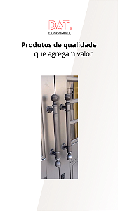 PUXADOR CLÁSSICO 1180MMX900M BLACK ALUMINIO MODELO BOLA