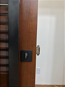 FECHADURA PARA PORTA DE CORRER PADO COM CILINDRO DE 90MM PRETA