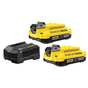 KIT CARREGADOR 20V MAX 2 BATERIAS 2AH + CARREGADOR BIVOLT