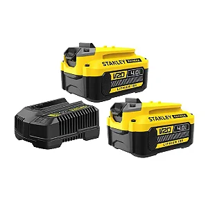KIT 2 BATERIAS 20V MAX 4AH C/ CARREGADOR BIVOLT
