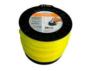 ROLO FIO CORTE STIHL QUADRADO Ø 3,0 MM X 312 METROS AMARELO