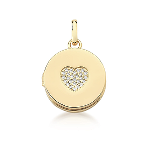 PINGENTE RELICÁRIO CORAÇÃO