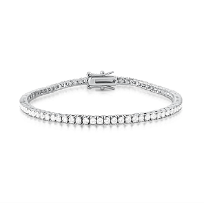 Pulseira Riviera Tennis com Zircônia