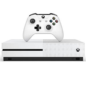 Console Xbox One S de 1TB Microsoft 1681 Bivolt - Branco