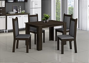 CONJUNTO DE MESA SIMONE C/ 4 CADEIRA