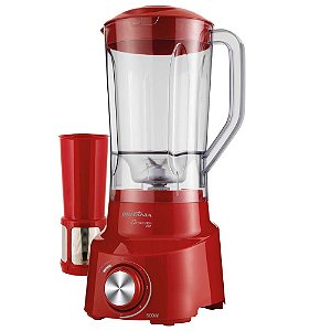 Liquidificador Britânia Diamante 800 com 4 Velocidades e 800W - Vermelho
