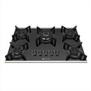 FOGAO GAS 5Q COOKTOP GLASS PTO V01 DC5VTZ PS0 V01
