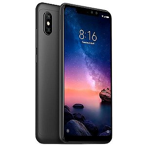 Smartphone Xiaomi Redmi Note 6 Pro Dual SIM 64GB de 6.26 12+5MP/20+2MP OS 8.1.0 - Preto