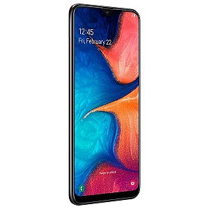 SMARTPHONE SAMSUNG Galaxy A20 SM-A205G 32GB 6.4 13+5MP/8MP OS 9.0 - Preto
