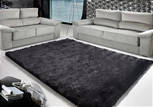 TAPETE 200X250 CM - PRETO