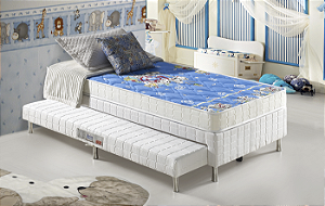 COLCHAO MIKE BORD AZUL COM/BRANCO D20 14CMX1,88MX88CM
