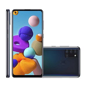 MIXTEL CELULAR SMARTPHONE SAMSUNG GALAXY A21S SM-A217MZKKZTO 64GB PRETO (7892509115025)