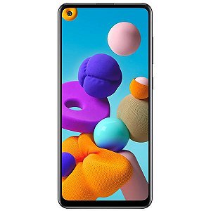 PG CELULAR Smartphone Samsung Galaxy A21s SM-A217M / DS 6.5 48 + 8 + 2 + 2MP / 13MP OS 10 - Preto