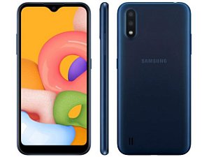 SAMSUNG A015M GALAXY A01 32GB SM-A015MZBEZTO AZUL (7892509113274)