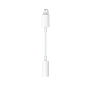 Adaptador de Lightning para conector de fones de ouvido de 3,5 mm