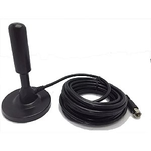 Antena Digital Hdtv Interna Externa Tv Cabo 4,3 Metros Inova