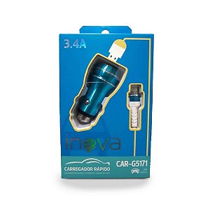 CARREGADOR RÁPIDO CAR - G5135 INOVA 3.4A