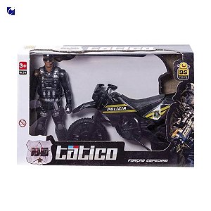 MOTO E BONECO TATICO REF 514